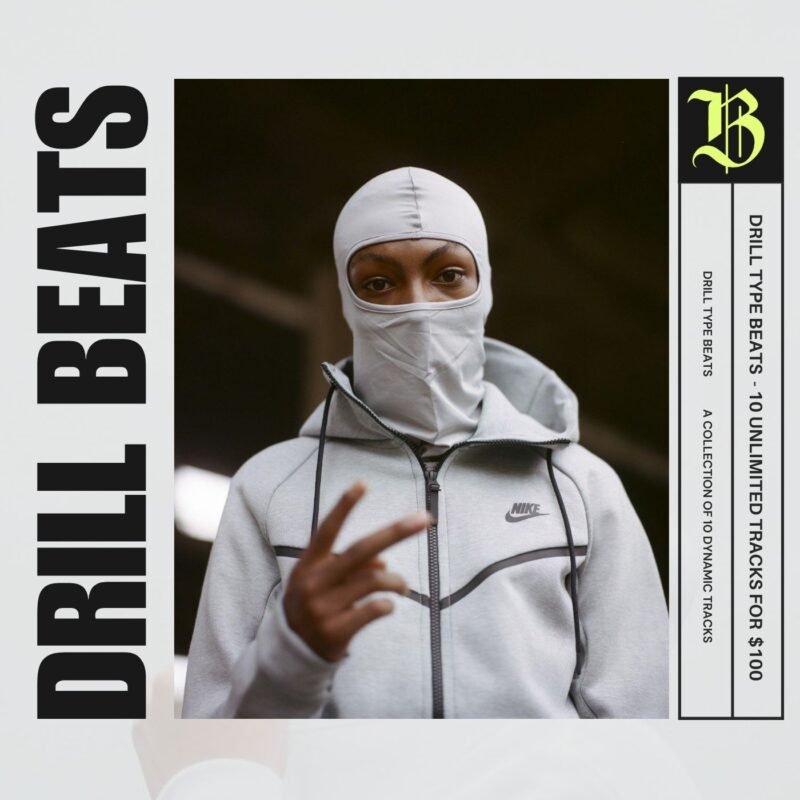 "Drill Type Beats" - Elevate Your Music with Expertly Crafted Drill Beat Pack 1 Drill Type Beats - 10 unlimited tracks for $100